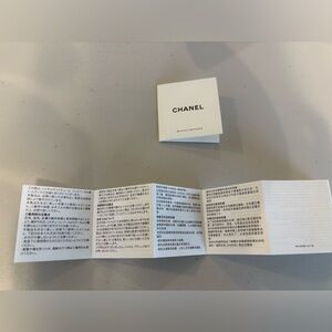 Authentic Chanel Care Card - Available until Nov 15th